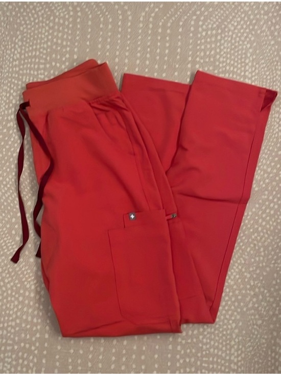 Figs Pants - FIGS Yola Skinny Scrub Pants Clay SMALL Limited Edition